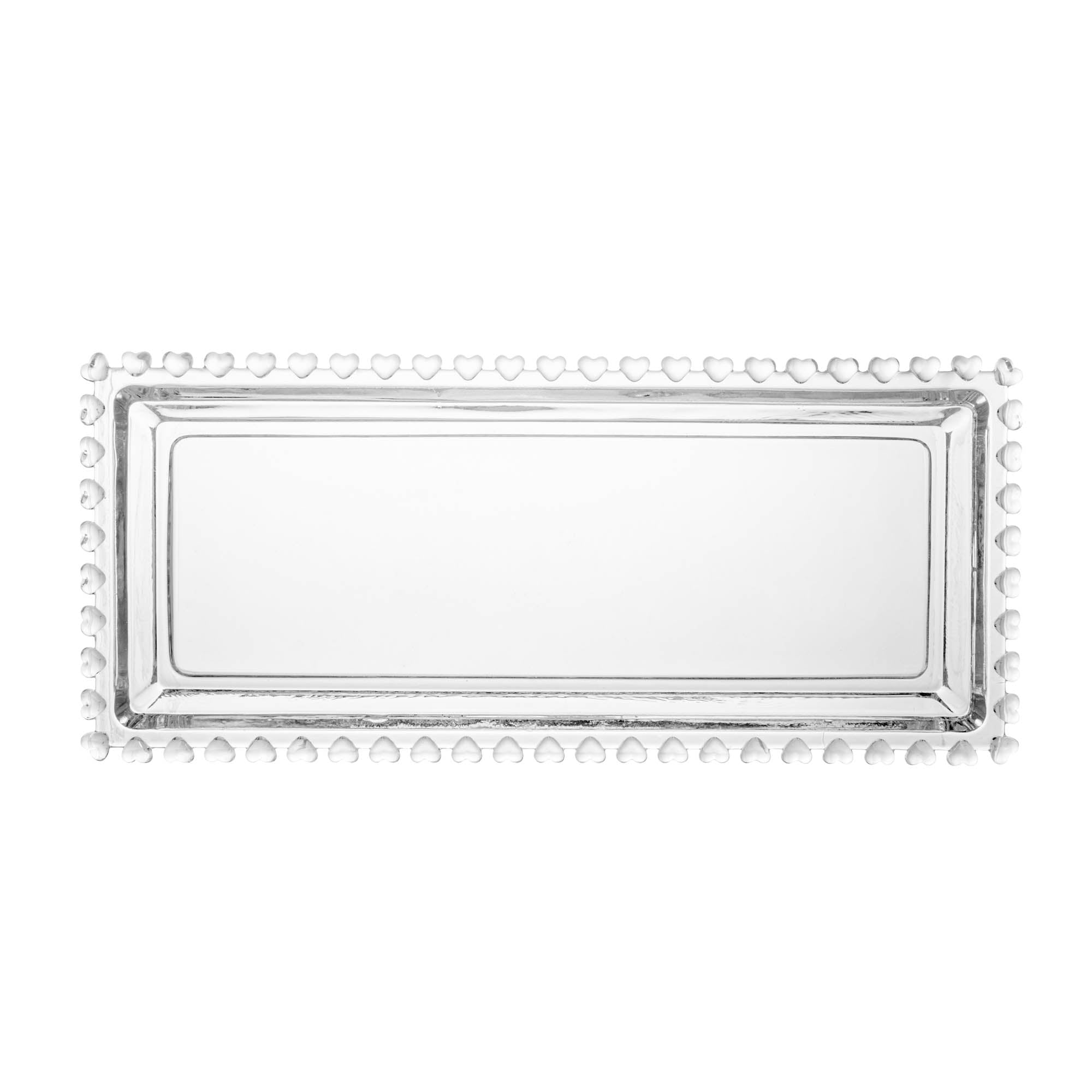 Travessa de Cristal coração 30 cm