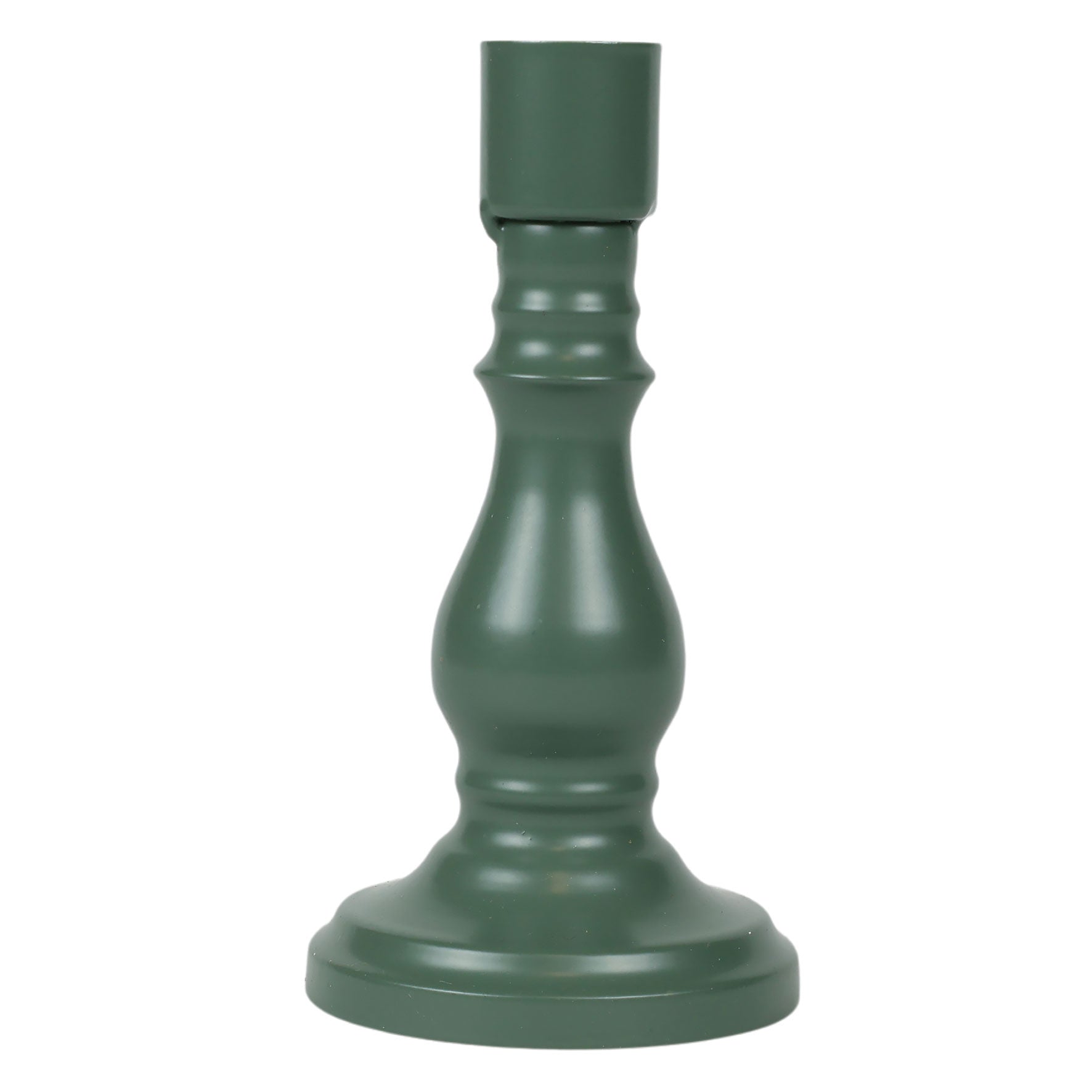 Castiçal metal verde
