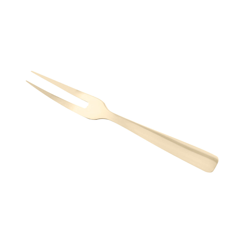 Kit com 4 garfos aperitivos inox dourado