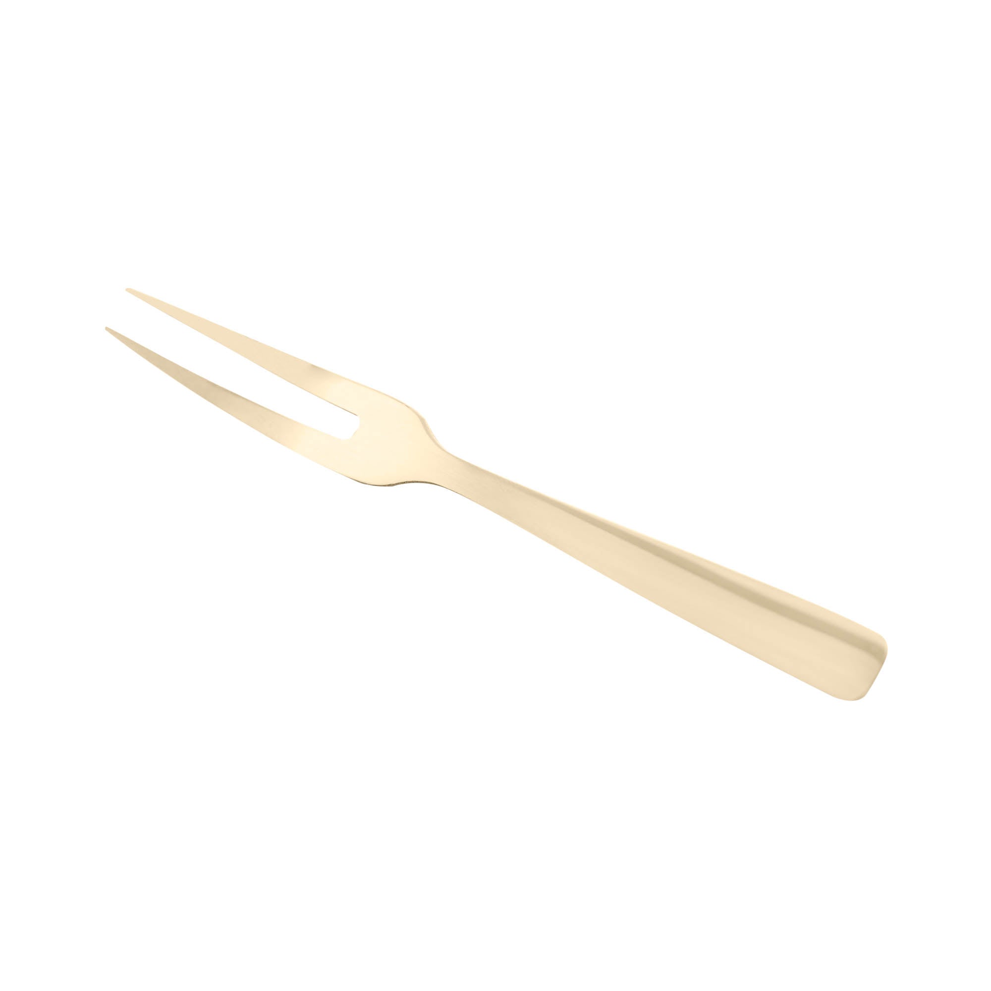 Kit com 4 garfos aperitivos inox dourado