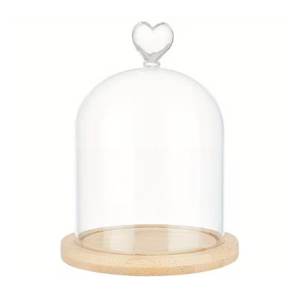 Cúpula de vidro coração