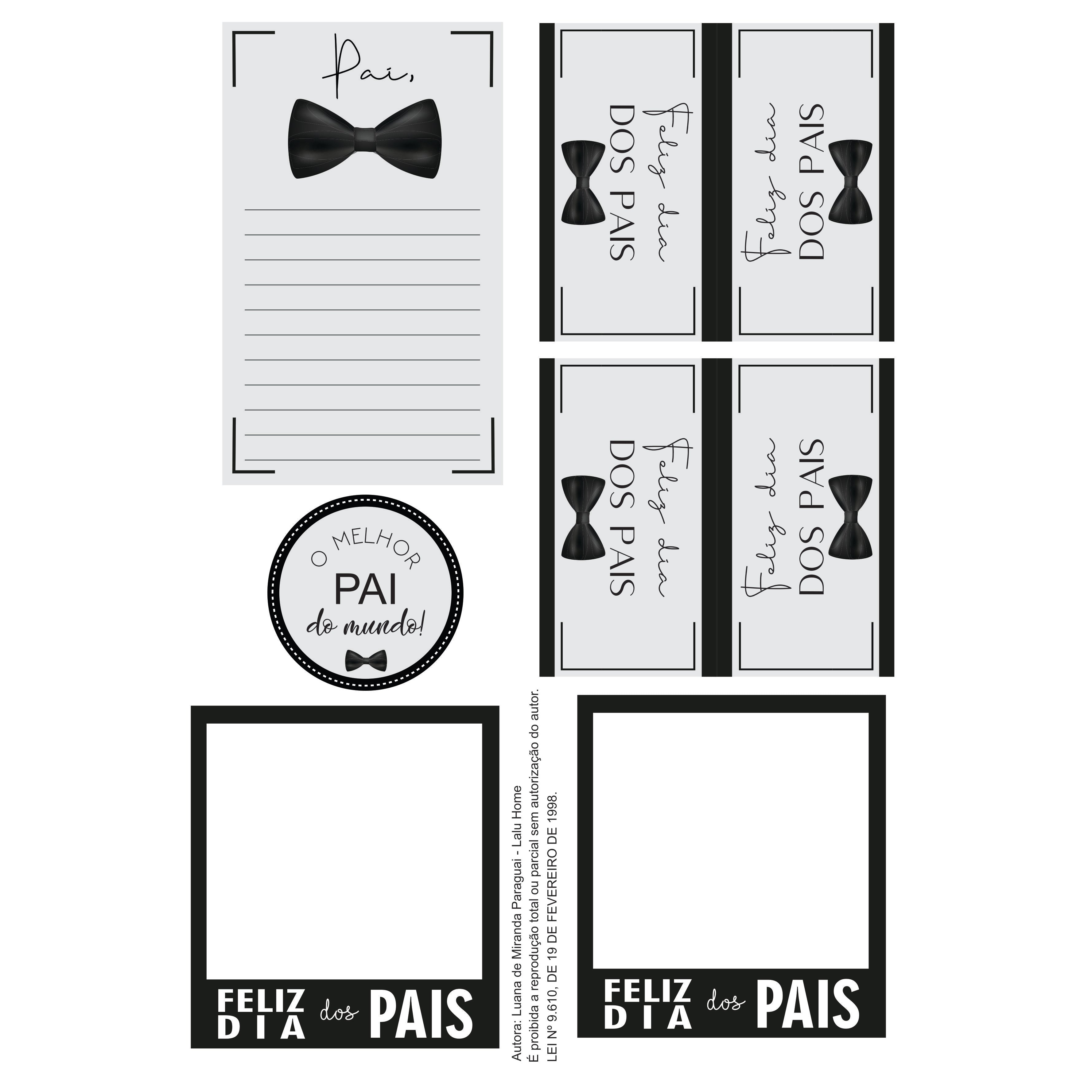 Papelaria Dia dos Pais mod 3