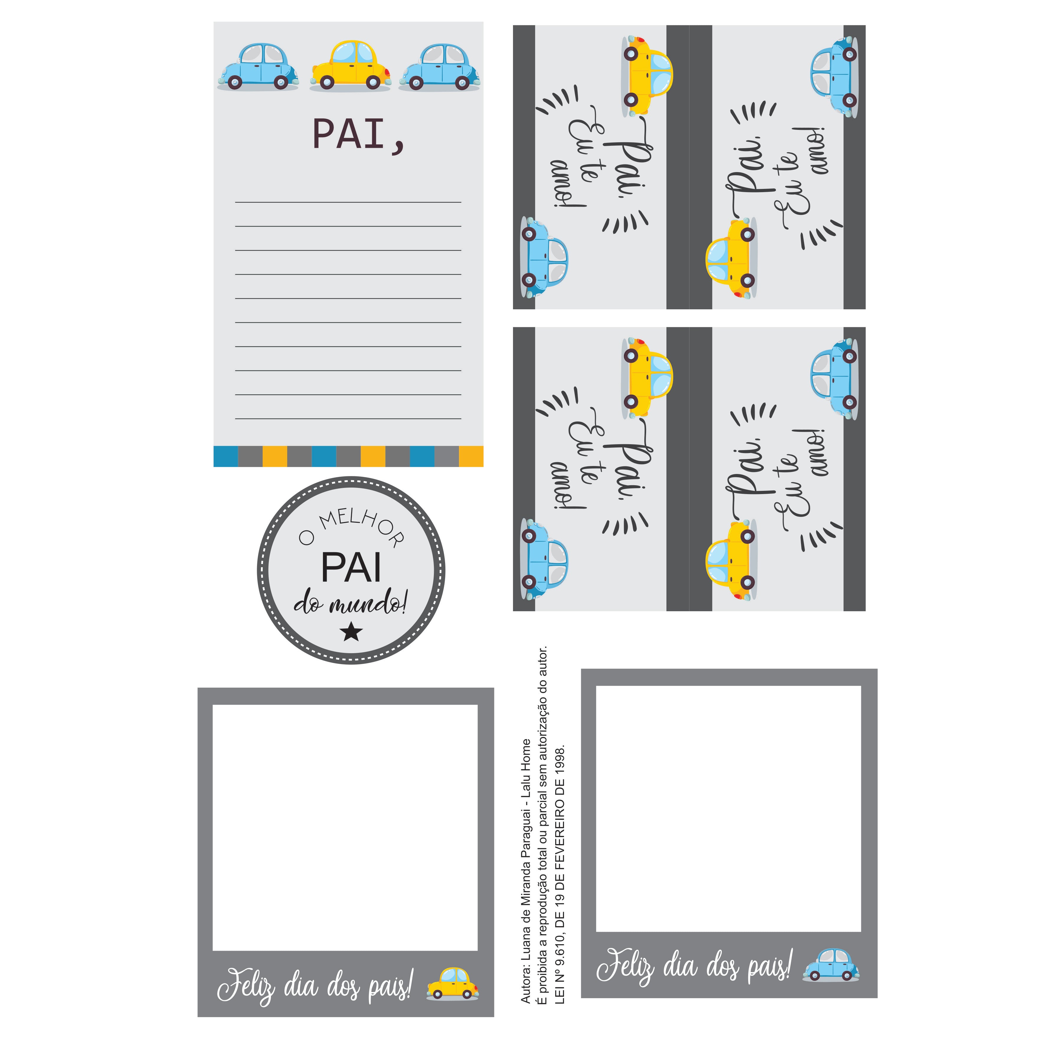 Papelaria Dia dos Pais mod 2