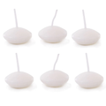 Kit com 6 mini velas flutuantes