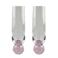 Kit com 2 taças bola - champanhe (rosa)