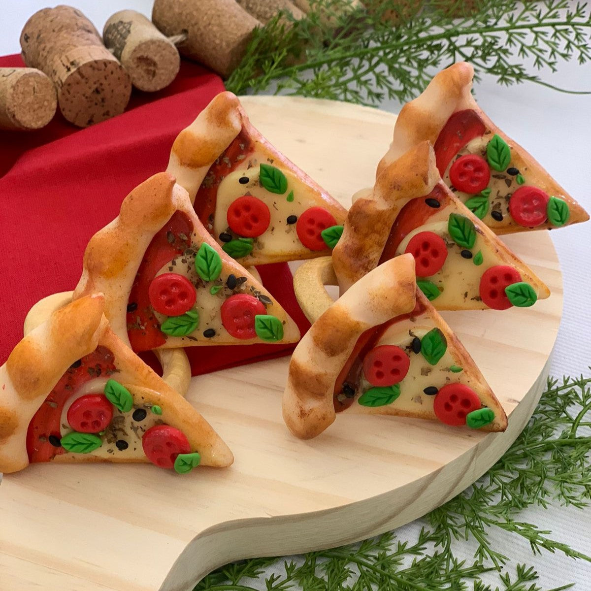Porta-guardanapo pizza