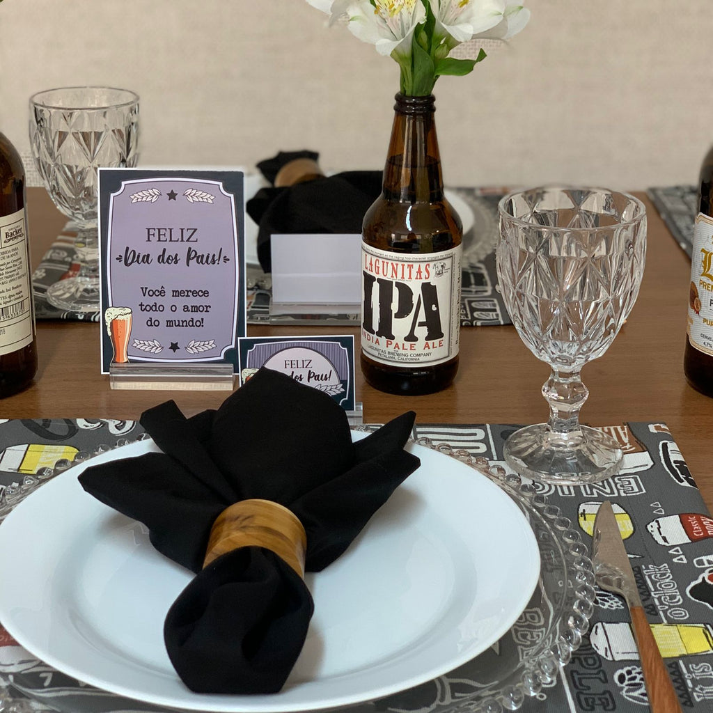 Jogo americano impermeável cerveja