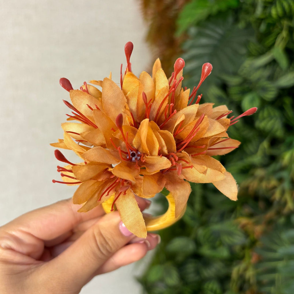 Porta-guardanapo mini Lírio laranja
