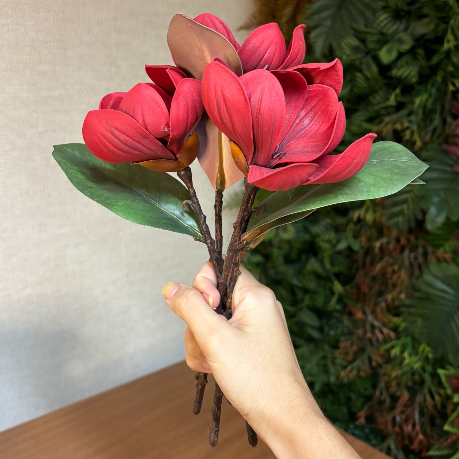 Flores para vaso de vidro 4 tubos