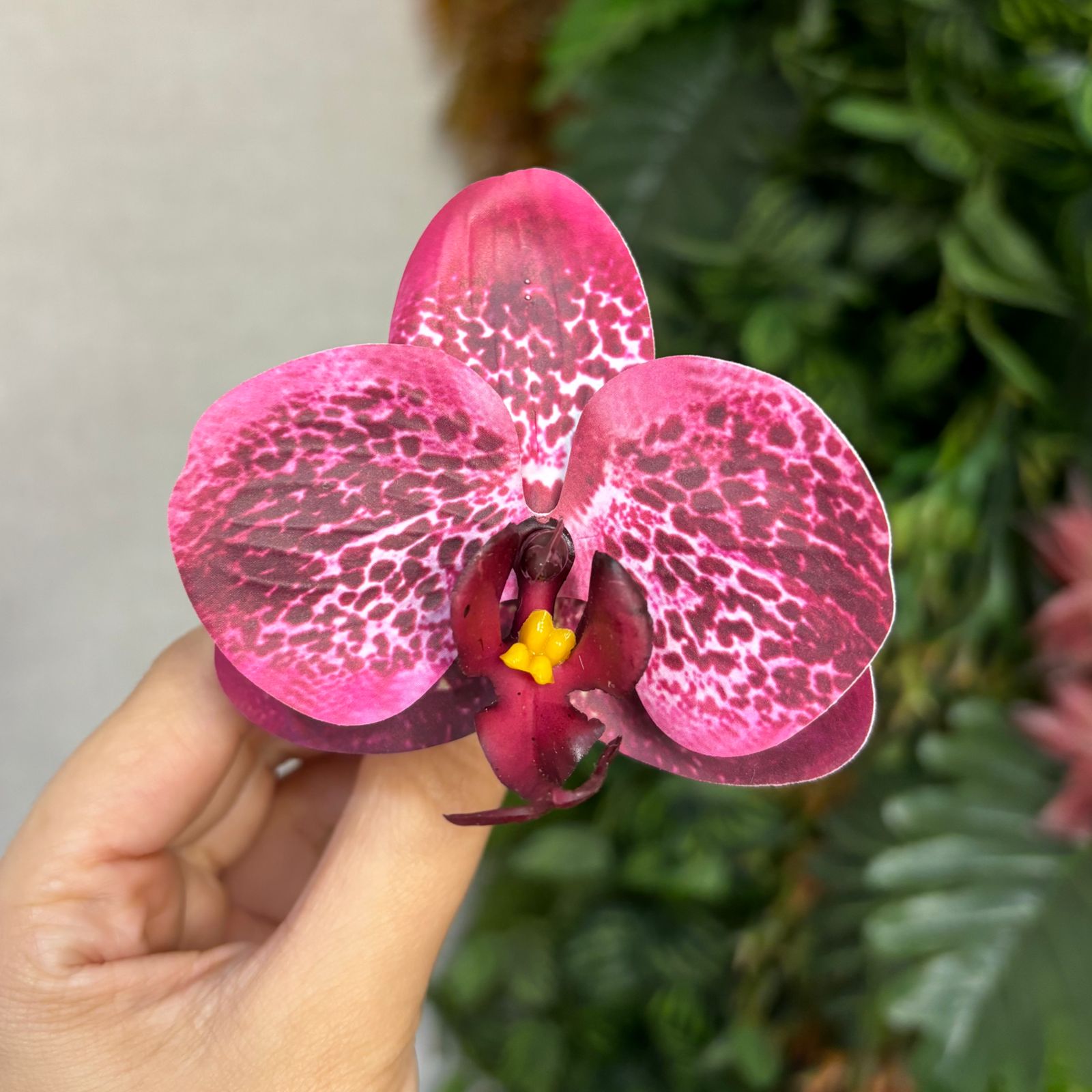 Porta-guardanapo Orquídea vinho