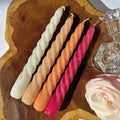 Kit com 4 velas espiral