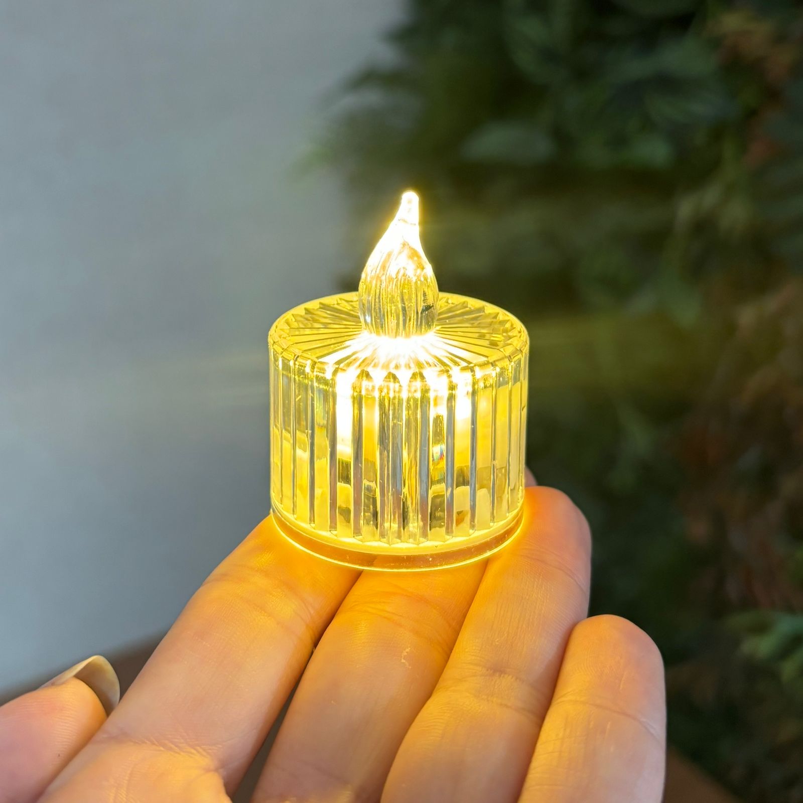 Mini vela LED acrílico