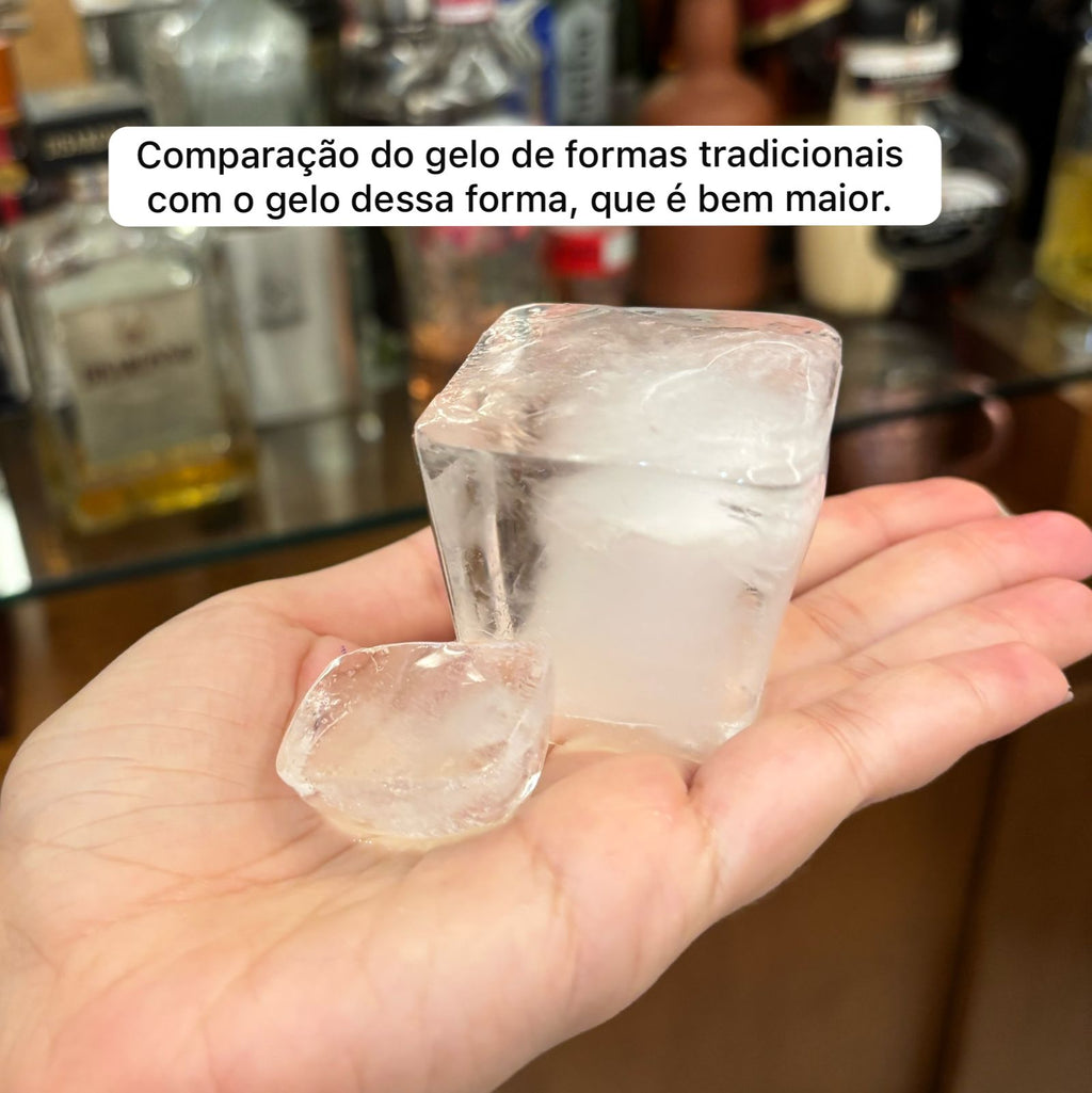 Forma de gelo whisky