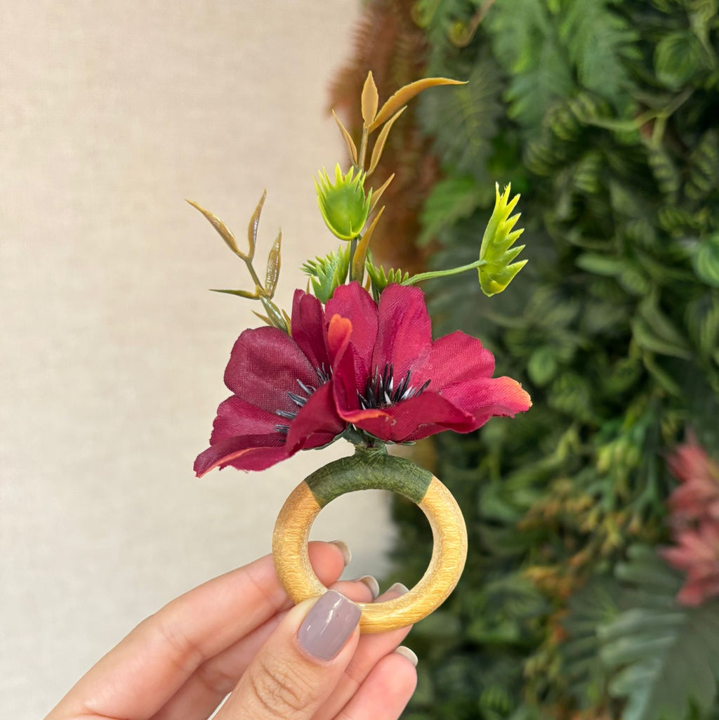 Porta-guardanapo floral Cosmos
