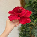 Flor veludo 17 cm de diâmetro
