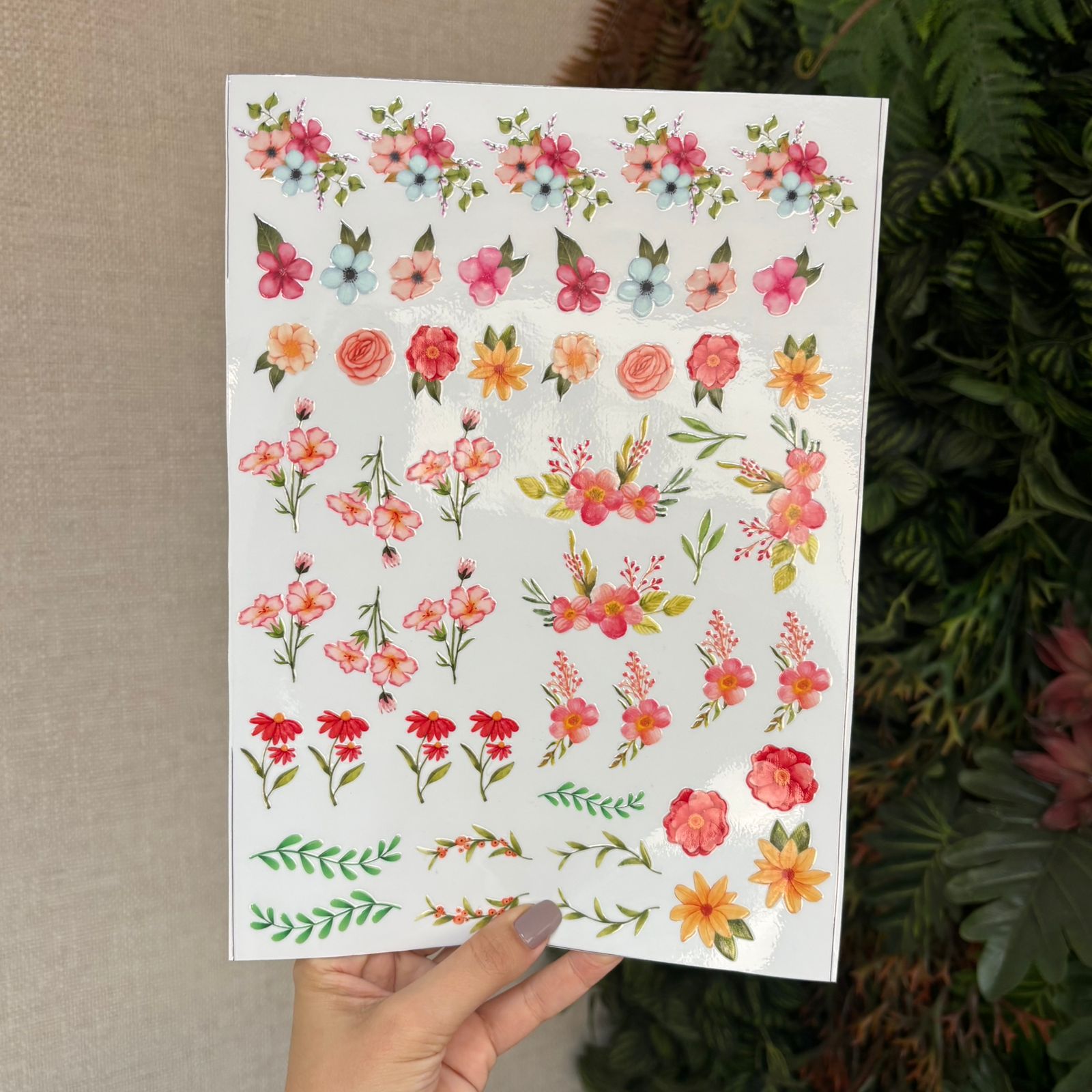 Adesivo para louças - Floral