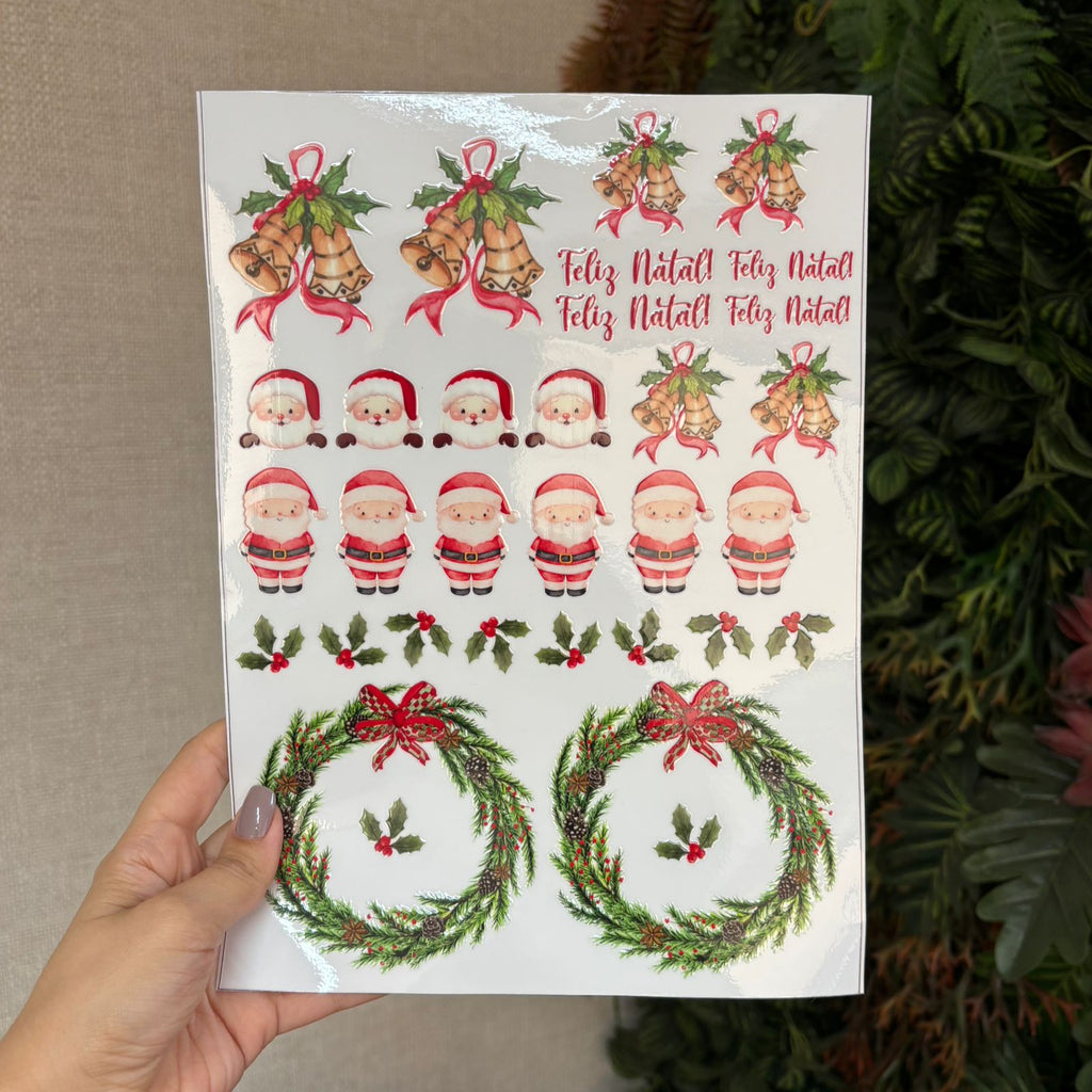 Adesivo para louças - Natal