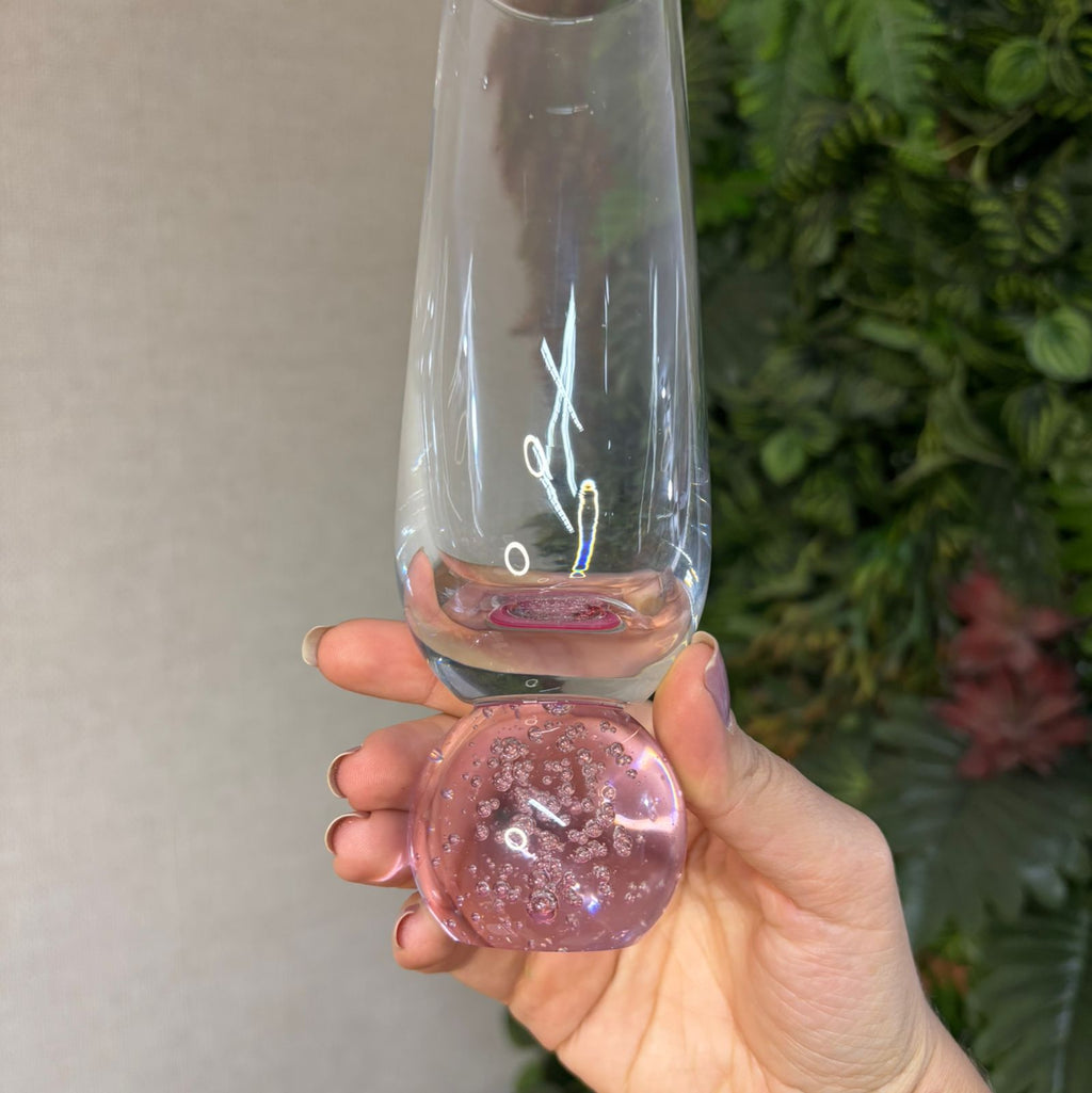 Kit com 2 taças bola - champanhe (rosa)