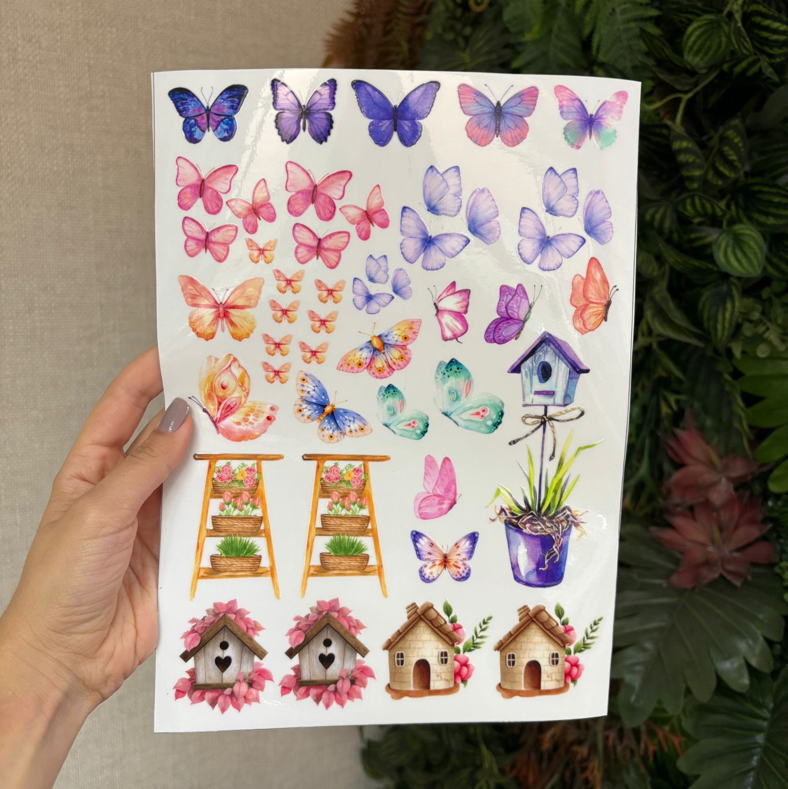 Adesivo para louças - borboletas