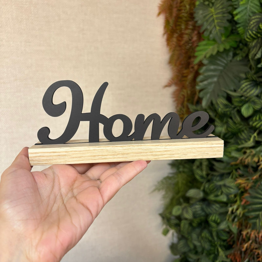 Enfeite decorativo MDF 'Home'