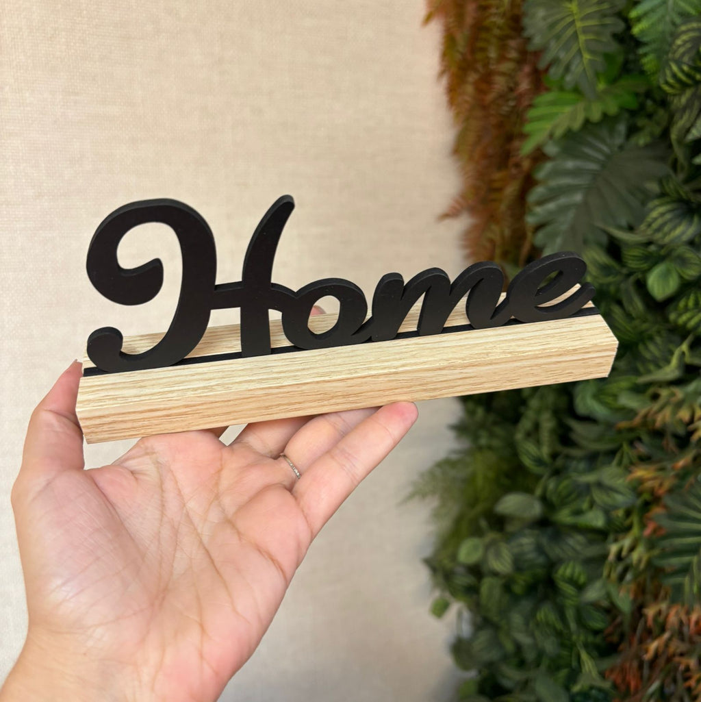 Enfeite decorativo MDF 'Home'