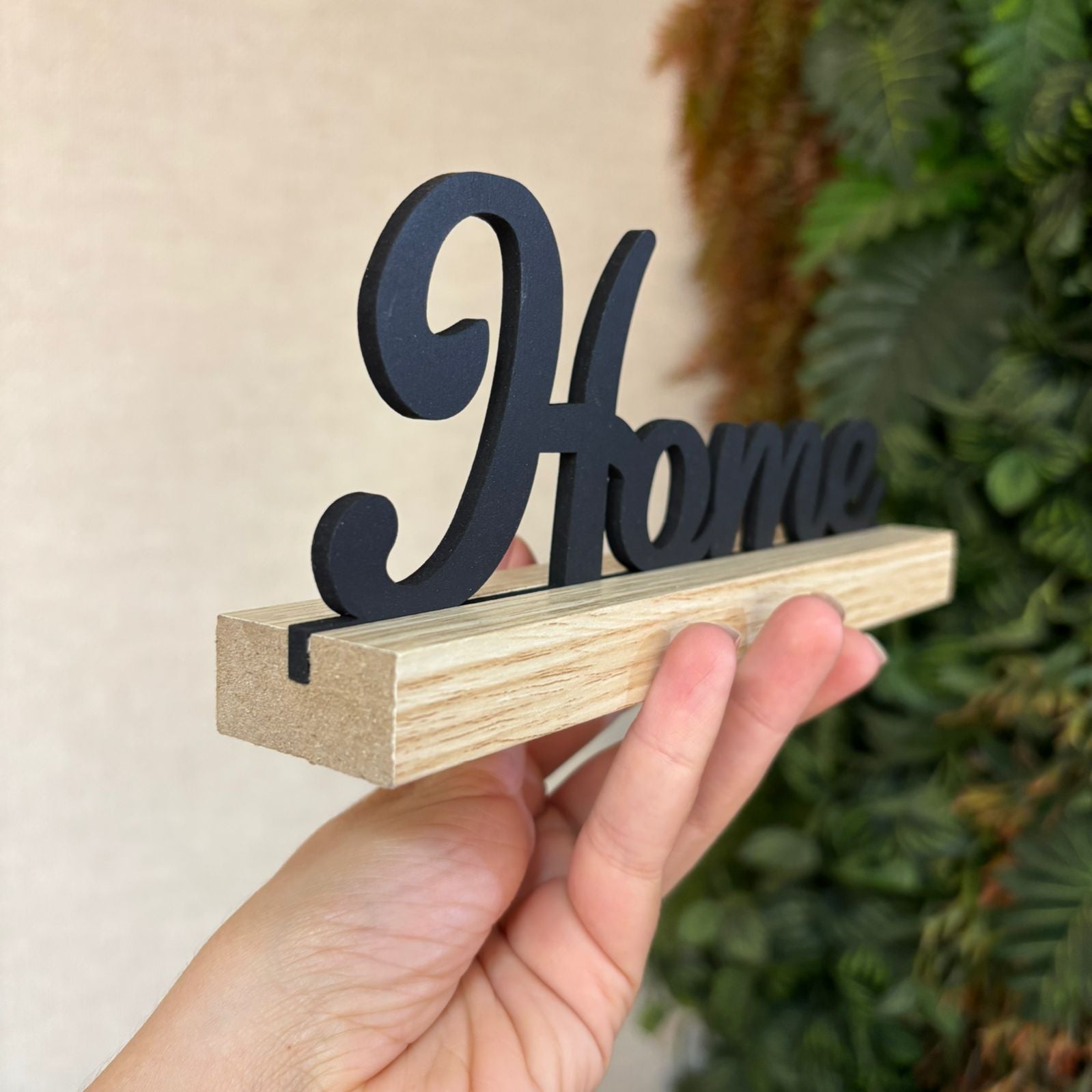 Enfeite decorativo MDF 'Home'