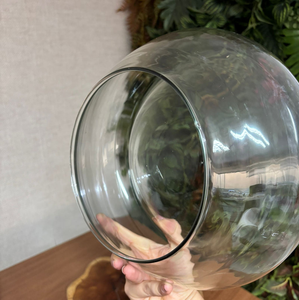 Vaso vidro parede dupla tamanho G