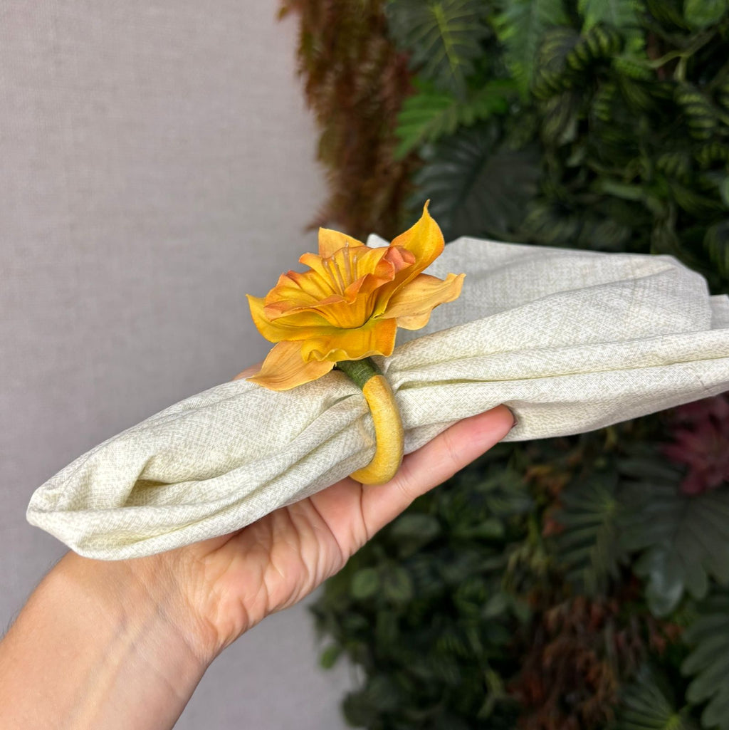 Porta-guardanapo floral