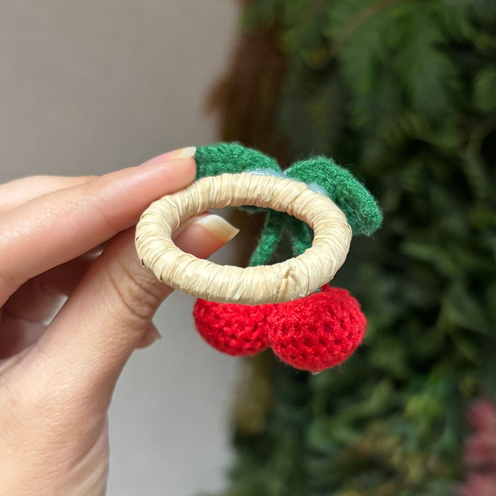 Porta-guardanapo cereja