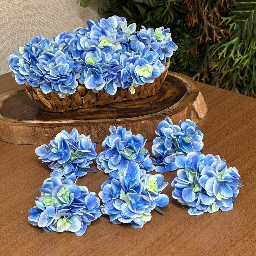 Porta-guardanapo Hortênsia azul