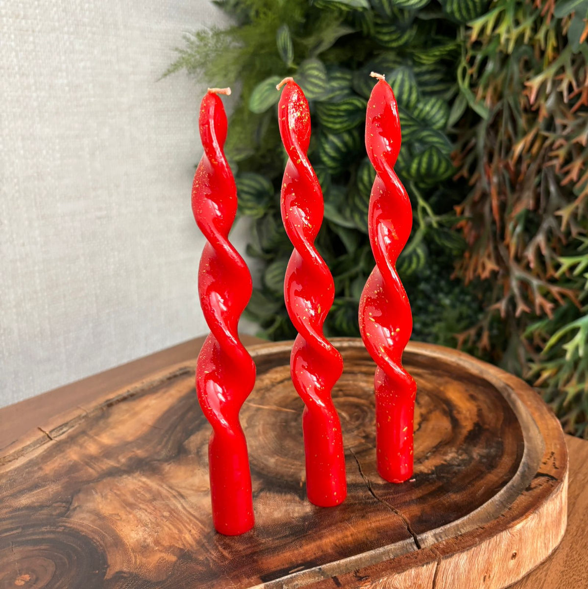 Kit com 4 velas espiral
