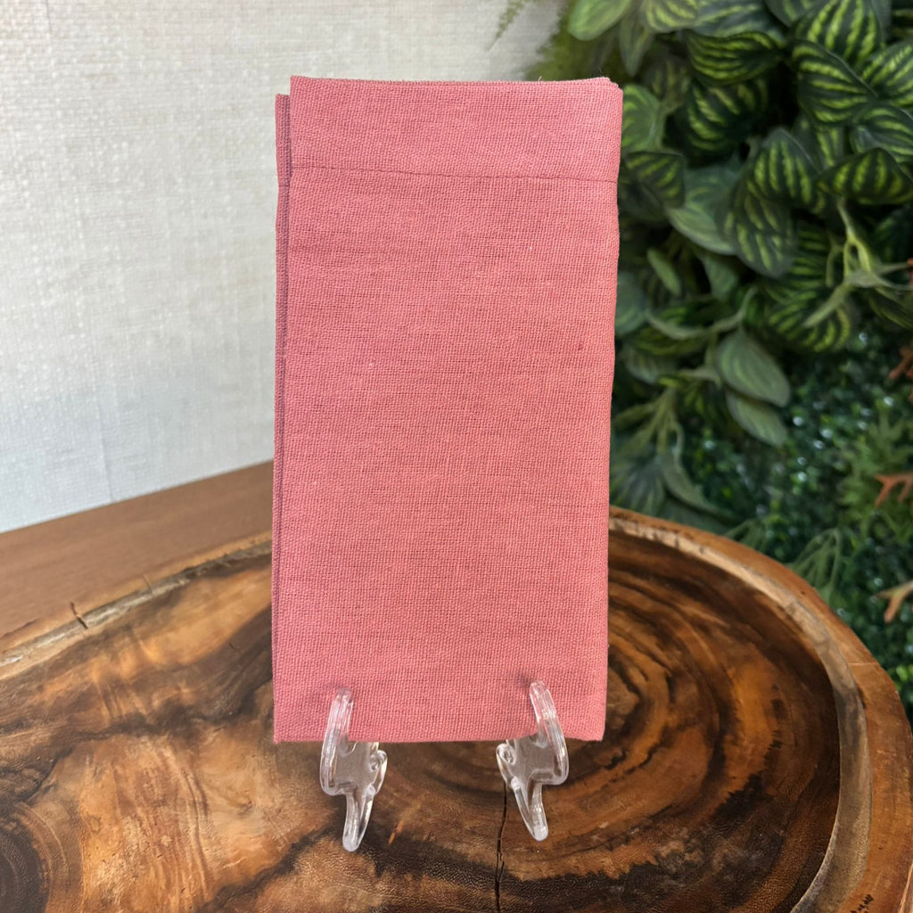 Guardanapo de tecido linho misto rosé