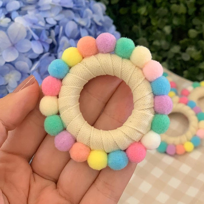 Porta-guardanapo pompom