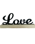 Enfeite decorativo MDF Love