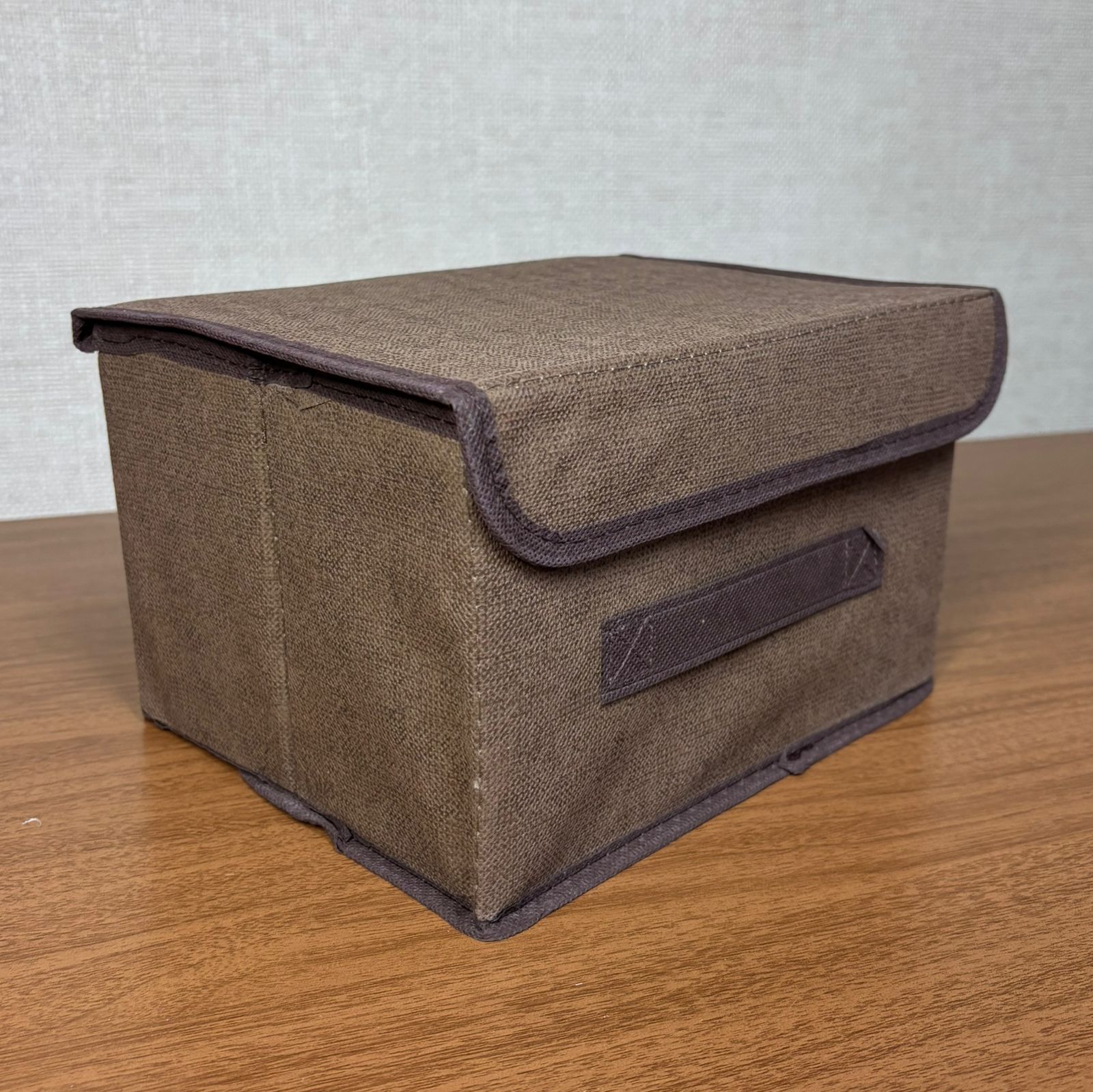 Caixa organizadora dobrável com tampa 27x19 cm
