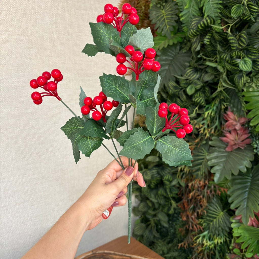 Galho decorativo natal mod 1