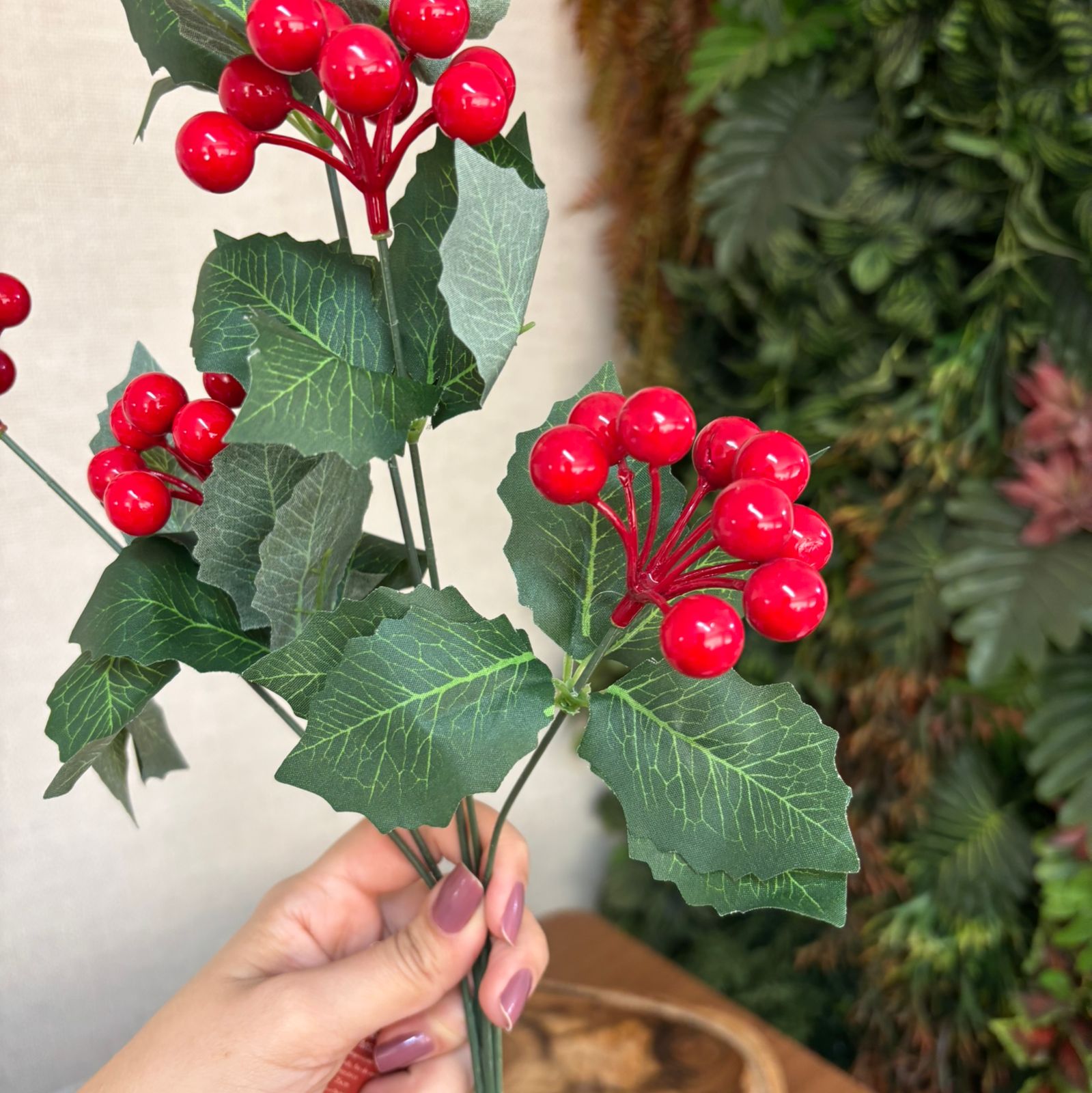 Galho decorativo natal mod 1