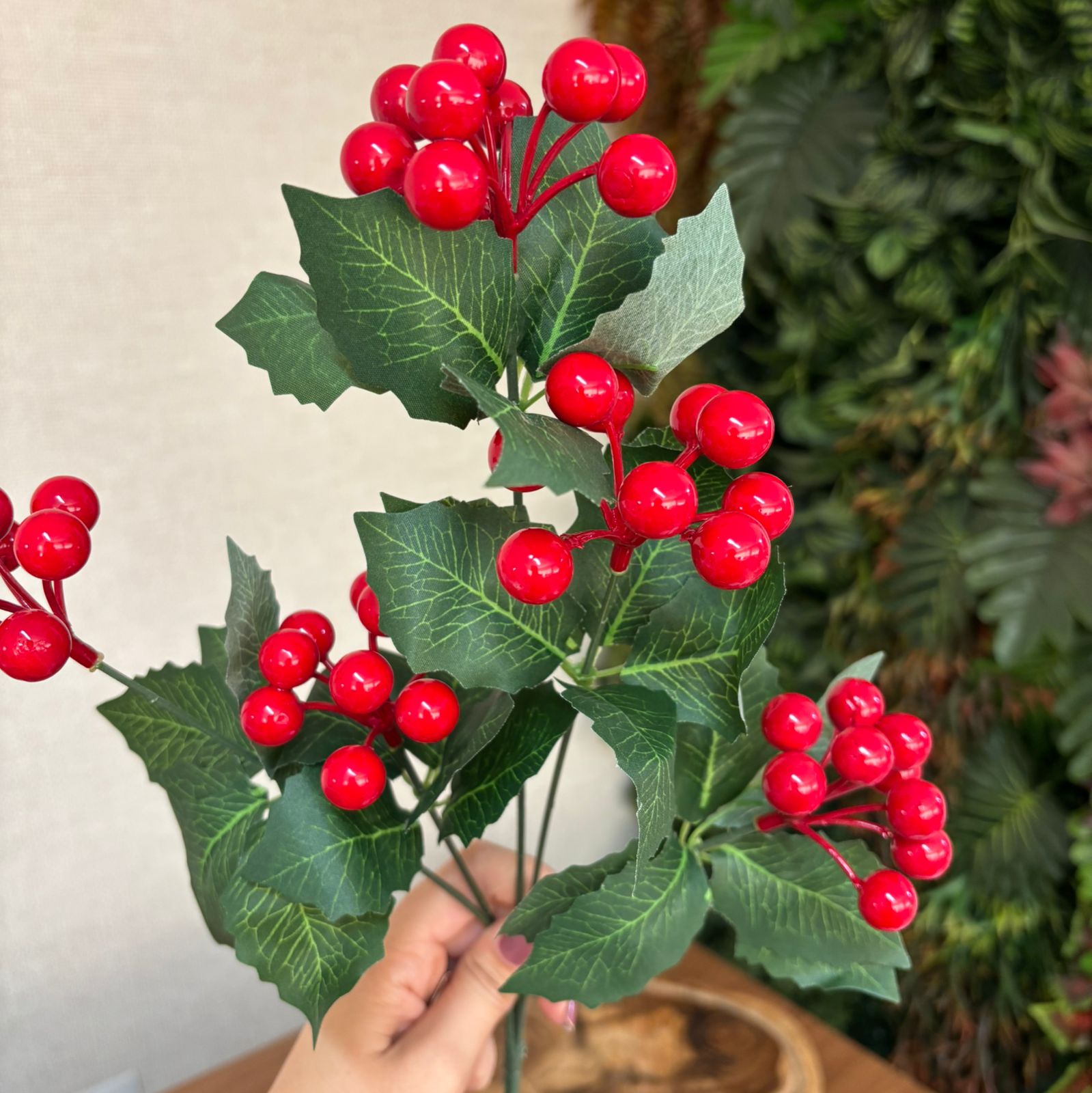 Galho decorativo natal mod 1