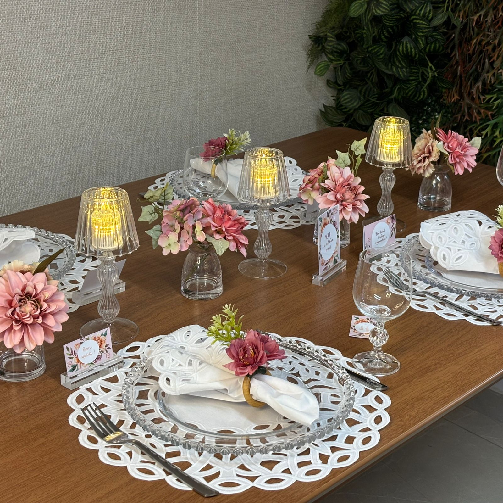 Abajur de vidro para vela mod 2