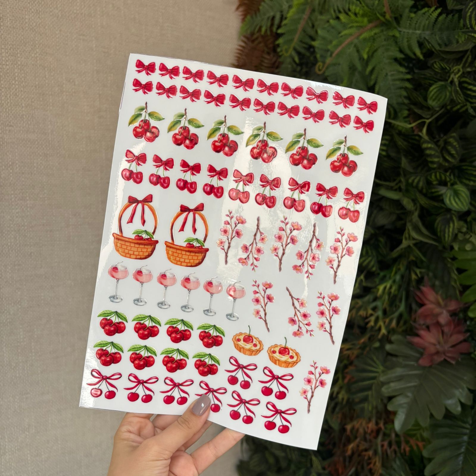 Adesivo para louças - Cereja