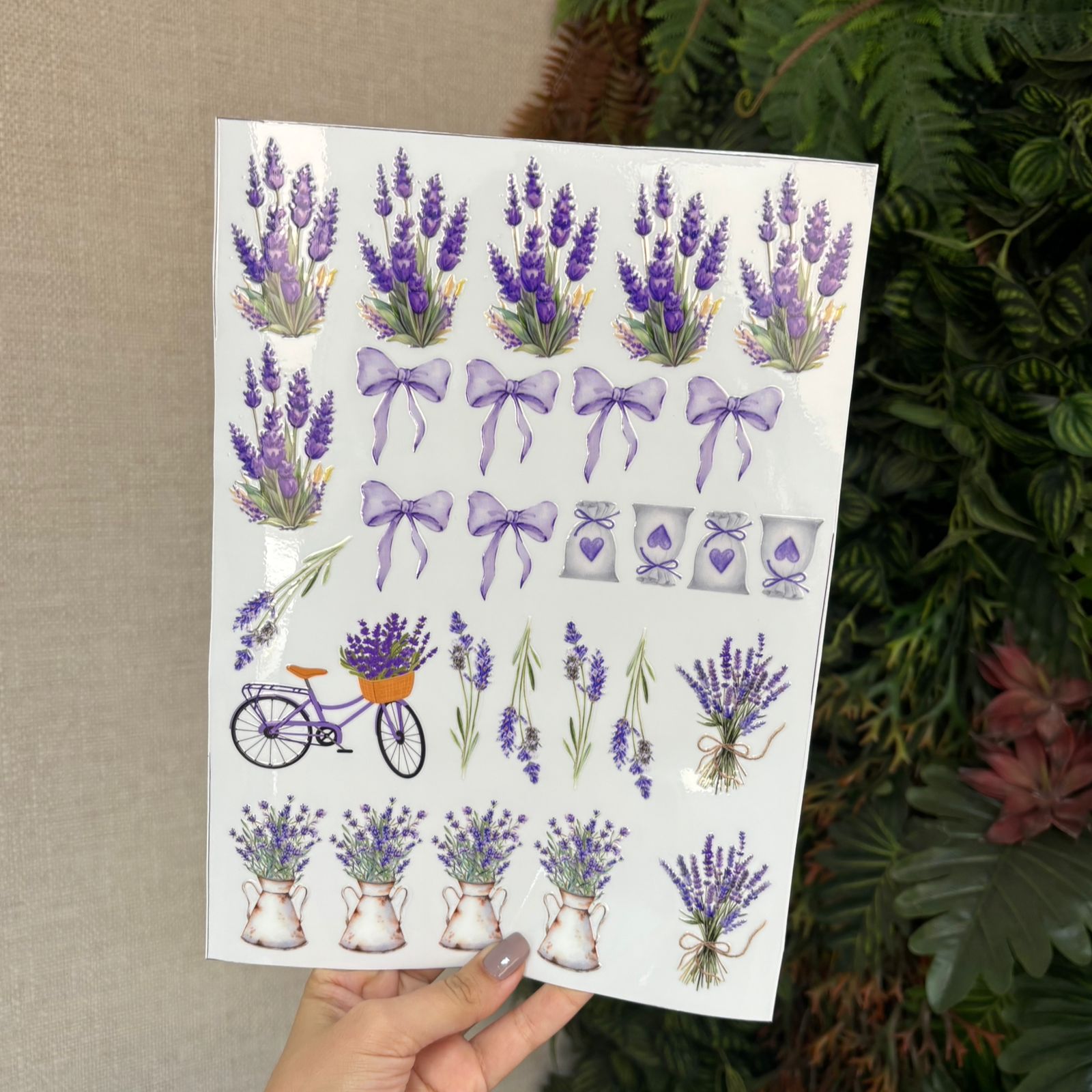 Adesivo para louças - Lavanda