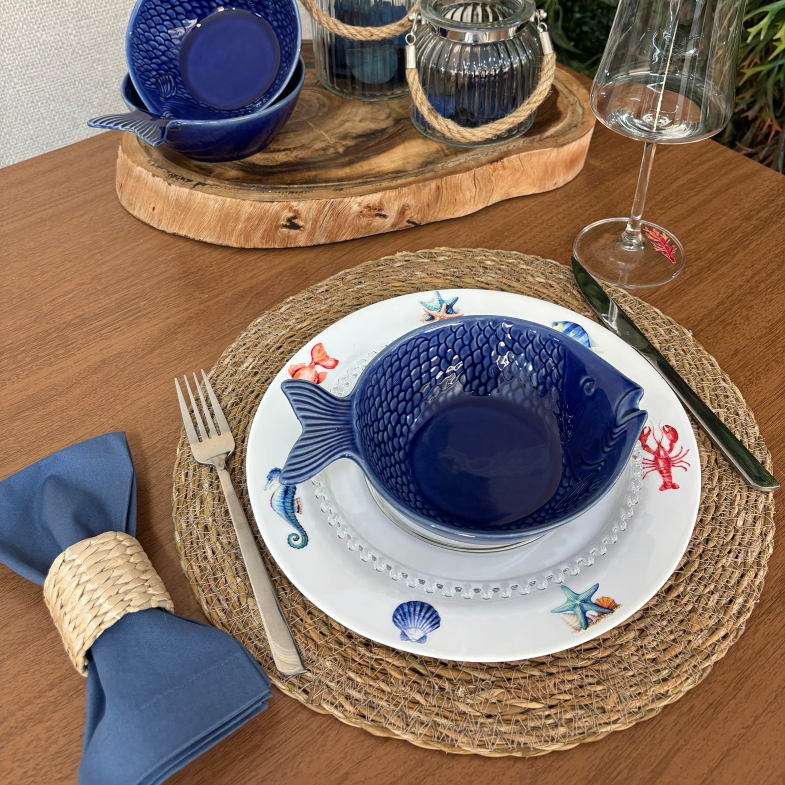 Adesivo para louças - Fundo do mar