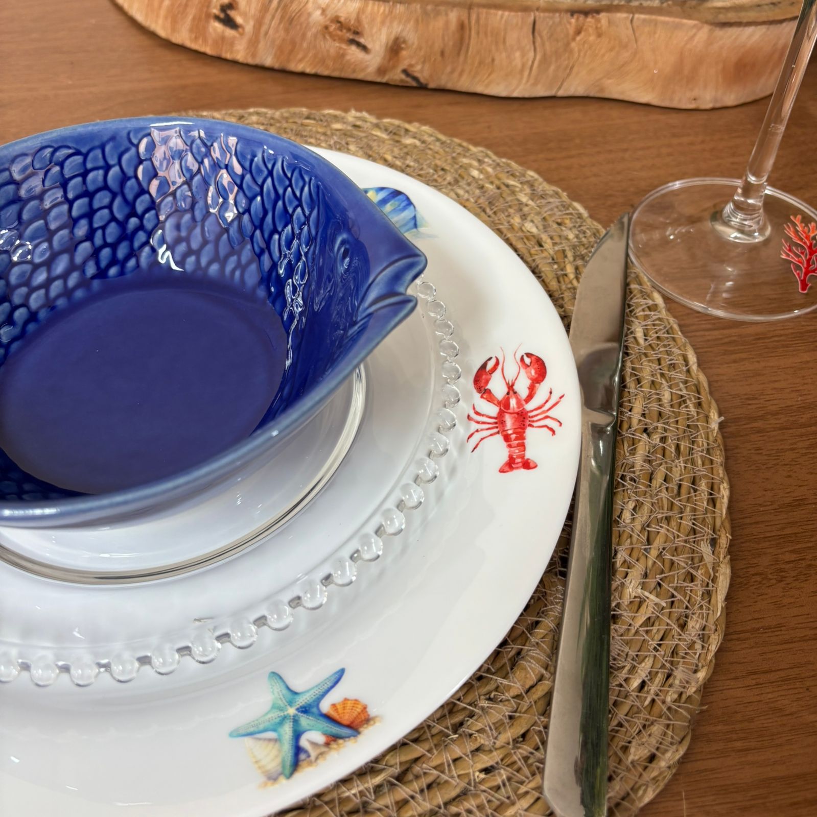 Adesivo para louças - Fundo do mar