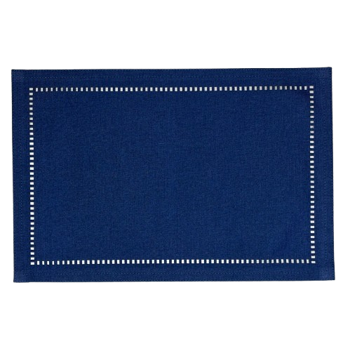 Jogo americano azul marinho