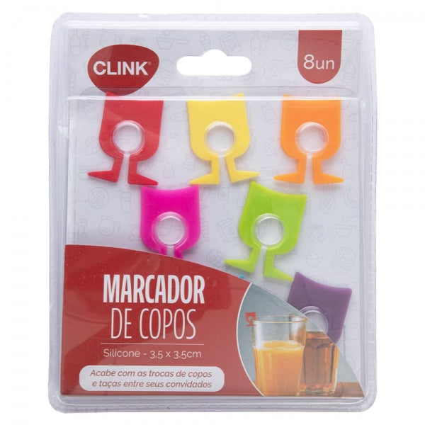 Kit marcador de taças 8 peças